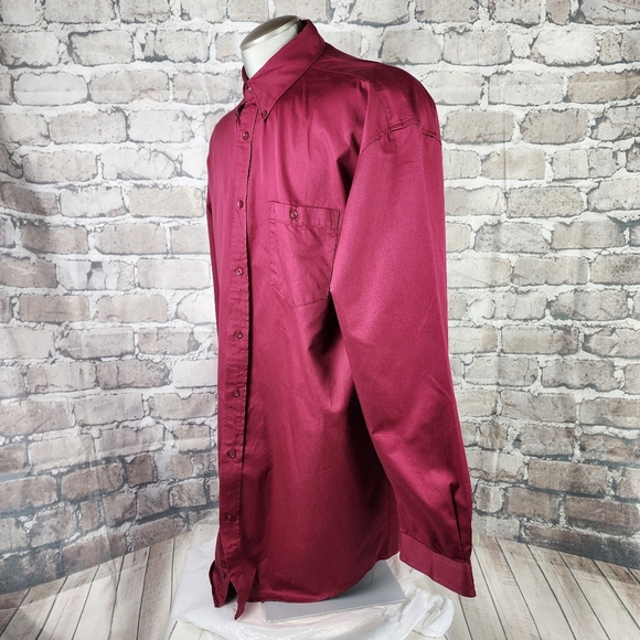 Wrangler 20X Button Down Western Shirt Pink Size XLT Cowboy Rodeo - Picture 7 of 9